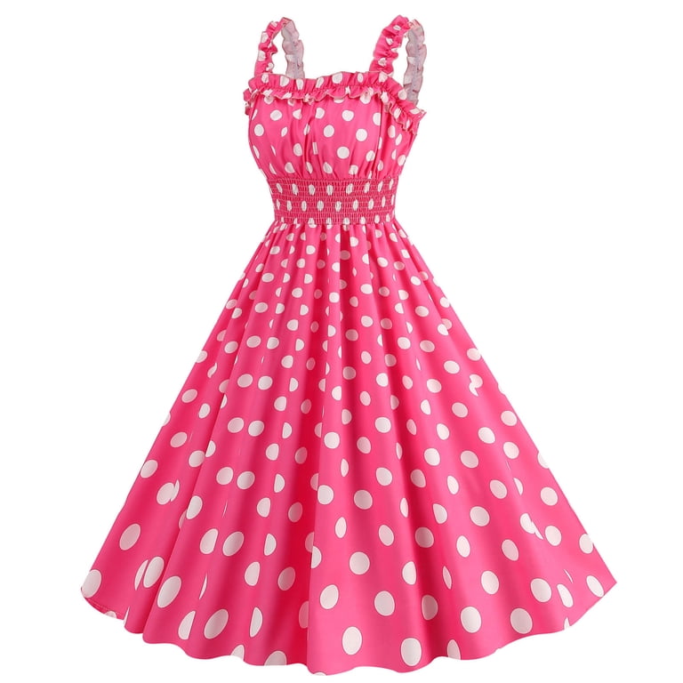 polka dot dress a line Zapaka Women Black White Polka Dots Dress One Shoulder A Line Vintage  Cocktail Dress – ZAPAKA main image 0