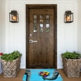 thumbnail image 6 of Bingfone Elephant Trunk Couple Flowers Door Mat 16"X24" Front Entrance Non-Slip Low Profile Washable For Entryway, 6 of 9