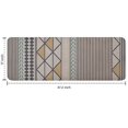 thumbnail image 7 of Beige Geometric Triangle Stripe Pattern Kitchen Rug Mat,Kitchen Runner Rugs Non Skid Washable,Decorative Kitchen Floor Mats for Kitchen,Sink,Laundry,17"x47.2", 7 of 7