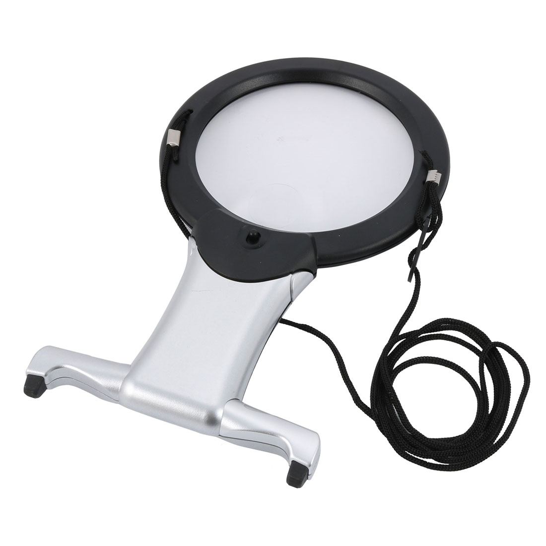Suspended Desk Table Top Magnifier 2 LED Lighted Dual Power Magnifying