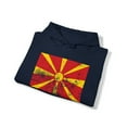 thumbnail image 4 of Macedonia Macedonian Pride Flag Hoodie, Gifts, Hooded Sweatshirt, 4 of 4