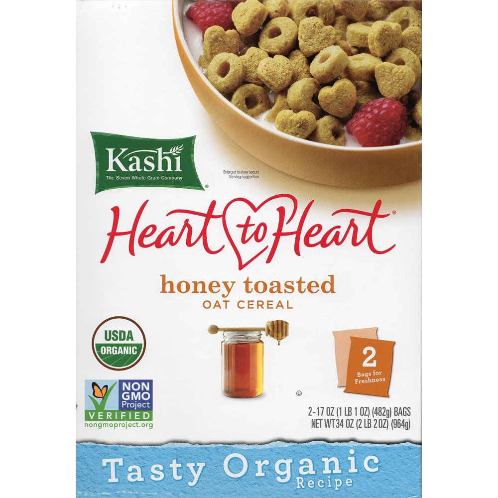 Kashi Heart to Heart Honey Toasted Oat Cereal (34 oz.)
