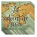 thumbnail image 3 of Monarque Ceramic Drink Coasters, Set of Four (Let The Adventure Begin), 3 of 4