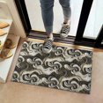 thumbnail image 2 of Black White Gold Marble Pattern Door Rugs,Washable Non Slip Door Mats Indoor,Decorative Door Mats,Entry Mat Indoor for Entrance,Bedroom,Kitchen,Bathroom,16"x24", 2 of 6