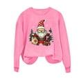 thumbnail image 5 of Mifsaly Women Vintage Christmas Sweatshirt Xmas Santa Graphic Loose Pullover Tops Long Sleeve Crewneck Breathable Blouse Festival Party Casual Shirt Funny Gifts 2025 Holiday, 5 of 6