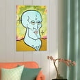 thumbnail image 4 of Funny Handsome Squidward Print Photo Art Painting Canvas Poster Home Decorative Bedroom Modern Decor Posters Gifts 16x24inch(40x60cm), 4 of 6