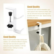 Arsey Fireplace Garland and Stocking Holder, 2 in 1 Mantel Hangers, Essential Christmas & Xmas Decoration(White, 6 pieces)