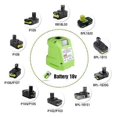 thumbnail image 2 of LED Work Light For RYOBI 14.4V-18V Li-ion Battery 2USB Adapter Spotlight 200LM, 2 of 5