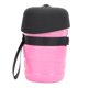 thumbnail image 1 of Botella de bebida plegable para mascotas, dispensador de agua portátil para perros para viajes al aire libre (rojo rosa), 1 of 8