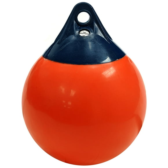 NEH Heavy-Duty Ultra Durable Inflatable Vinyl Water Buoy Boat Fender- For Mooring, Anchoring, Marking - 8" Diameter x 11" Height