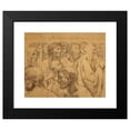thumbnail image 2 of Pierre Puvis de Chavannes 14x12 Black Modern Framed Museum Art Print Titled - Mural Study for Fresco of St. Genevieve, 2 of 5