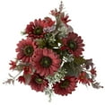 thumbnail image 3 of All Weather UV Resistant Artificial Flowers with Green Leaves, Faux Floral Bouquet, Living Room Decor, Ramos De Flores Artificiales for Vase Arrangement, 3 of 6