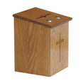 thumbnail image 3 of FixtureDisplays® Double Lock Comment Collection Suggestion Box Donation Charity Box Prayer Box Tithing 14920, 3 of 4