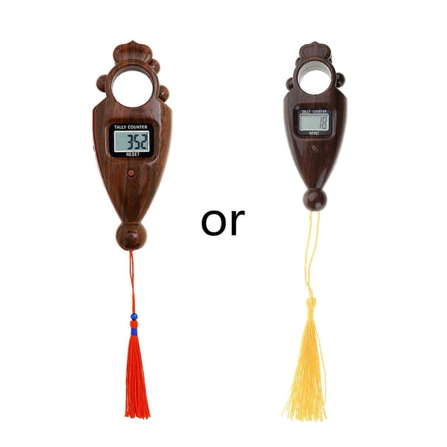 Digital Finger Counter for Prayer Buddha Beads Counter LCD Digital Display Counter for Buddhist Meditation Relaxation