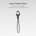thumbnail image 2 of 1Pcs Multifunction 7-core Keychain Flashlight Small Tool Sports Accessories Key Ring Braid Rope Umbrella Rope Hook Key Lanyard LONG TRIANGLE SAND CAMO, 2 of 8