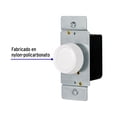 thumbnail image 3 of Atenuador de luz giratorio, Standard, blanco, Volteck Volteck DIM-SB, 3 of 3