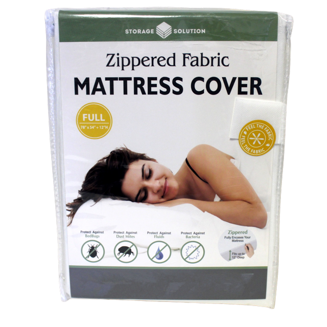 Dependable Industries Full Size Zippered Mattress Protector Non Woven Fabric Waterproof