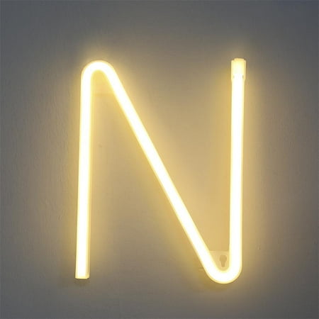 

WEPRO LED Letter Lights Light Up Letters Standing Hanging Warm Wihte Light