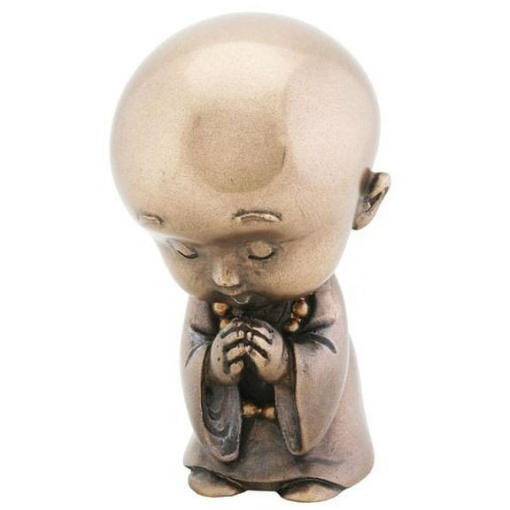 Joyful Monk Praying Baby Buddha Figurine
