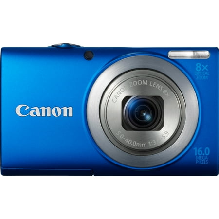 Canon PowerShot A4000 IS 16 Megapixel Compact Camera, Blue