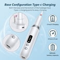 thumbnail image 4 of AJOHBM Electric Nail Drill Machine Cordless Portable Manicure Pedicure Kit for Beginners & Nail Techs, LED Display, 12 Bits 30 Sanding Bands, 3 Gears CW CCW Rechargeable Nail Polishing Set, 4 of 4