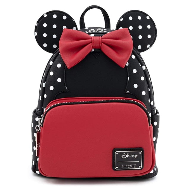 Bolso de hombro Loungefly Disney Minnie Mouse con lunares para mujer