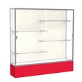 thumbnail image 5 of Waddell 376WB-BZ-KG Spirit 72 x 72 x 16 in. Kelly Green Base Floor Display Case with 6 ft. Length, White Back - Dark Bronze, 5 of 7