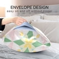 thumbnail image 4 of Yayeee Pillowcase Standard Size Set of 2 Satin Wrinkle Resistant Pillow Case, Retro Yellow Stars, 4 of 7