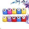 thumbnail image 5 of 10PCS Kids DIY Manual Mini Paper Craft Punch Embossed Educational Toys for Children Festival Papers Greeting Cards (Random Patterns and Colors), 5 of 5