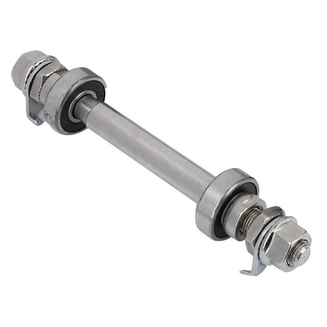 Noref Front Rear Wheel Hub Axle, Bike Accessories,Durable Metal Bicycle Wheel Hub Axle Front Rear Solid Shaft Lever Bike Repair Tool Accessories