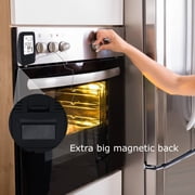 Multi-function Magnetic Large Digital LCD Screen Meat BBQ Kitchen Cooking Thermometer with wireless receiver