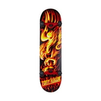 Tony Hawk Series 4 31" Pro Skateboard, Double Kickboard Skateboard with ABEC 5 Bearings, Flame Hawk