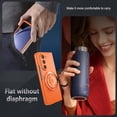 thumbnail image 4 of Rugged Phone Case for Samsung Z Fold 5 Case with Ring Magnetic Fits Wireless Charger, 2 in 1 Soft TPU and Hard PC Cover Samsung Galaxy Z Fold 5 Case Shockproof Blue (Orange), 4 of 15