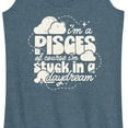 thumbnail image 3 of Instant Message - I'm A Pisces Daydream - Women's Racerback Tank Top, 3 of 6