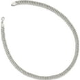 thumbnail image 2 of Sterling Silver Polished Fancy Circle Link 18.5In Necklace (18.5 X 6.95) Made In India qg5959-18.5, 2 of 5