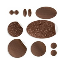 Repair Patches for Jackets, Tent, Shoe, Air Mattress, PVC Gear - Waterproof, Self-Adhesive, Tear-Cold-Heat-Resistant, Down Puffer Coat (11 Pieces, Brown)