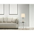 thumbnail image 4 of 150W 3 Way Kittery Glass Table Lamp With Hardback Fabric Shade, 4 of 5