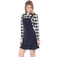 thumbnail image 4 of Día De San Patricio Vestido Tipo Peto Tipo Peto Evasé Con Tirantes De Pana Para Mujer Azul L, 4 of 6