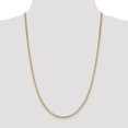 thumbnail image 2 of 10K Yellow Gold 3mm Flat Anchor Chain Anklet 10 Inch, 2 of 4
