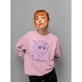 thumbnail image 2 of Virgo Emoji Zodiac Charm - Unique Horoscope Design Graphic Women's Sweatshirt, 2 of 4