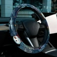 thumbnail image 6 of Snowman Printed 14.5 Inch PVC Leather Auto Accessories Car Steering Wheel Cover, 6 of 6
