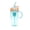Blue, variant on Guodhu plastic water cup with straw,40 oz Large Capacity Water Cup with Straw, Cute Cartoon Big Eye Design Plastic Bottle, Portable Summer Hydration with Built-in Tea Infuser(Blue)