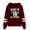 Red, variant on Maddox Batson Vintage Hoodie Unisex Pocketless Long Sleeve Sweatshirt Casual Fashion Pullovers