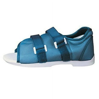 United Ortho Post-Op Recovery Shoe For Men - Adjustable Square Toe, Rocker Sole, Fits Broken Foot/Toe, Size Large (Men's 10.5-12)