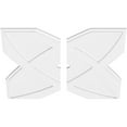thumbnail image 2 of 34"OD x 2"ID x 11 3/4"C x 1"P Titus Architectural Grade PVC Contemporary Ceiling Medallion, Two Piece, 2 of 11