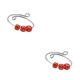 thumbnail image 3 of Minnieouse Lovely Ring Metal Anillos con cuentas Ajustable Ligero Apertura Anillo de dedo Joyería impermeable Mujeres Niñas Rojo Rojo 2piezas Minnieouse CBP586049, 3 of 5