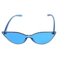 thumbnail image 1 of Cat Eye Sunglasses Creative Eyeglasses Decorative Party Glasses Beach Eyewear For Female Women (blue), 1 of 1
