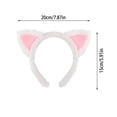 thumbnail image 2 of Cat Ears Headband for Women, Cute Face Washing Headband, Role-play Party Hair Accessory, 2 of 3