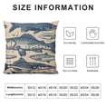 thumbnail image 5 of ONETECH Fish Throw Pillow Cover Vintage Ocean Sea Fish Animals EEL Seafood Theme Pillow Cases Home Decorative Cushion Cover for Bed Sofa, 5 of 5