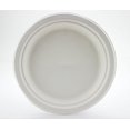 thumbnail image 5 of Assiettes en Papier Super Rigides - Assiettes Jetables en Bagasse de Canne à Sucre Blanches Extra Résistantes - Écologiques, Biodégradables - 9 Pouces - Lot de 100, 5 of 5